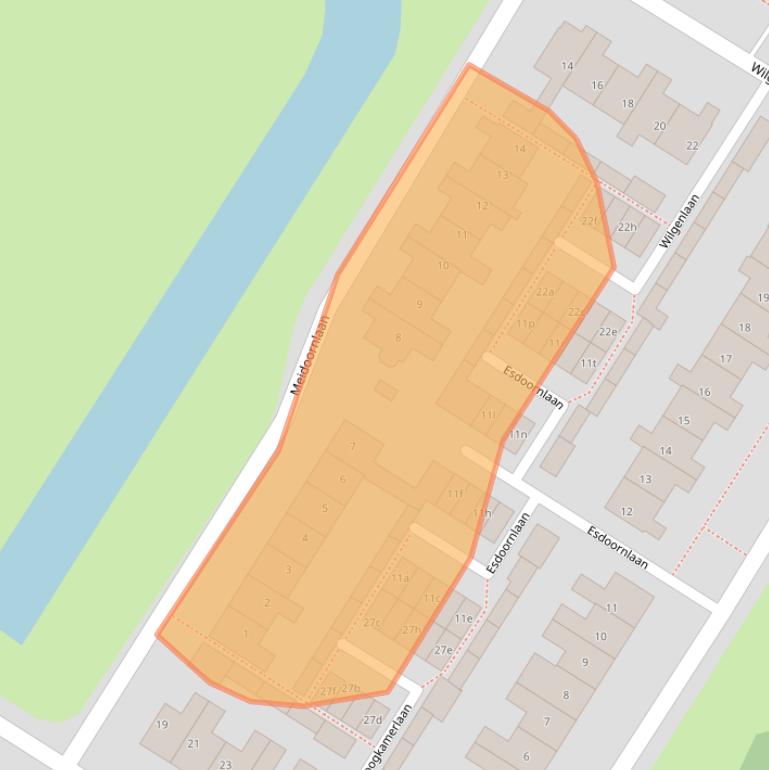 Kaart van postcodegebied 1775EP.