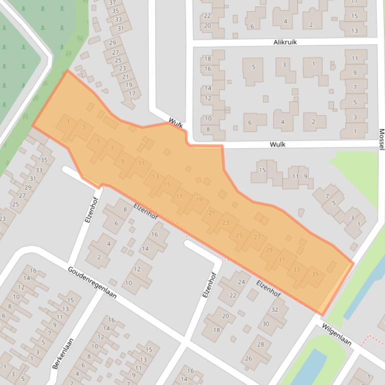 Kaart van postcodegebied 1775GG.