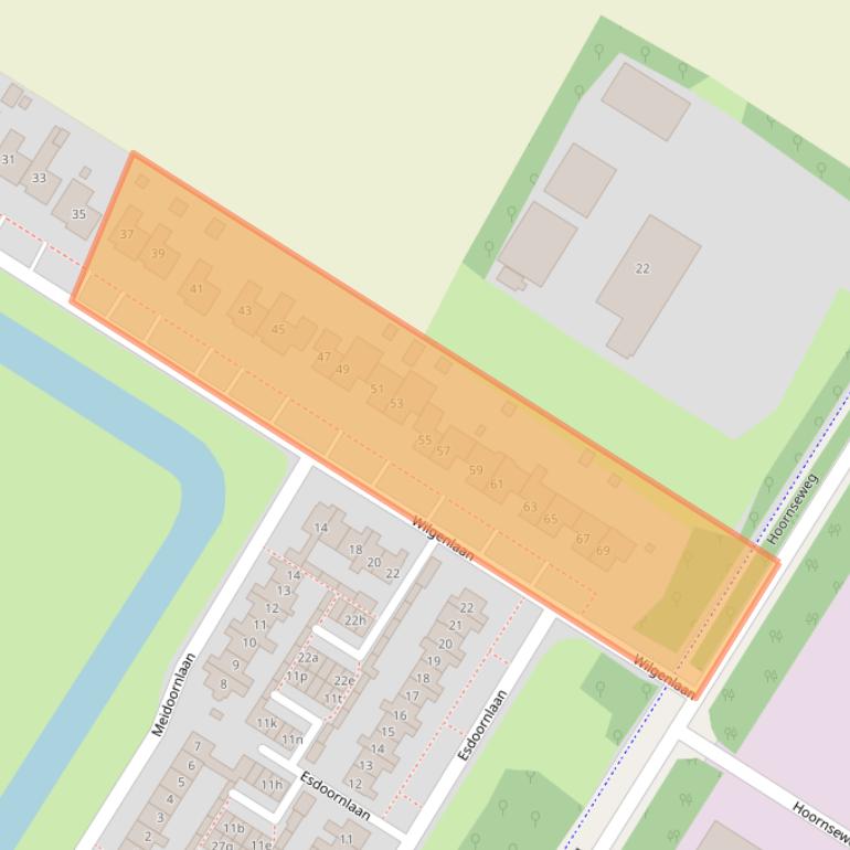 Kaart van postcodegebied 1775GM.