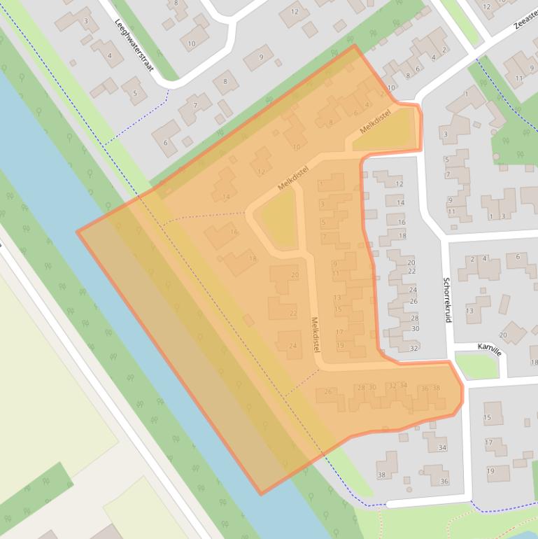 Kaart van postcodegebied 1775HA.
