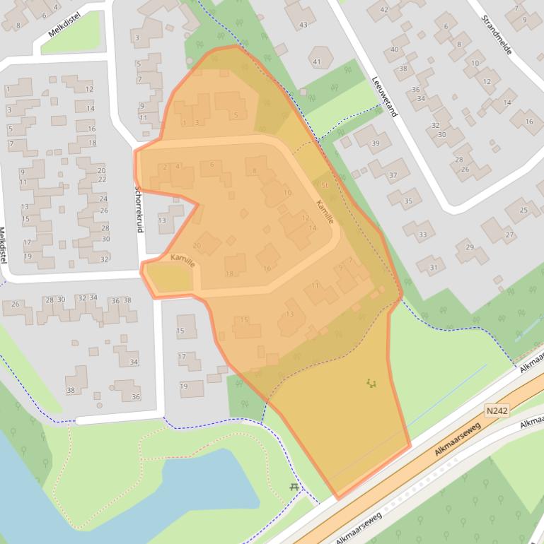 Kaart van postcodegebied 1775HC.