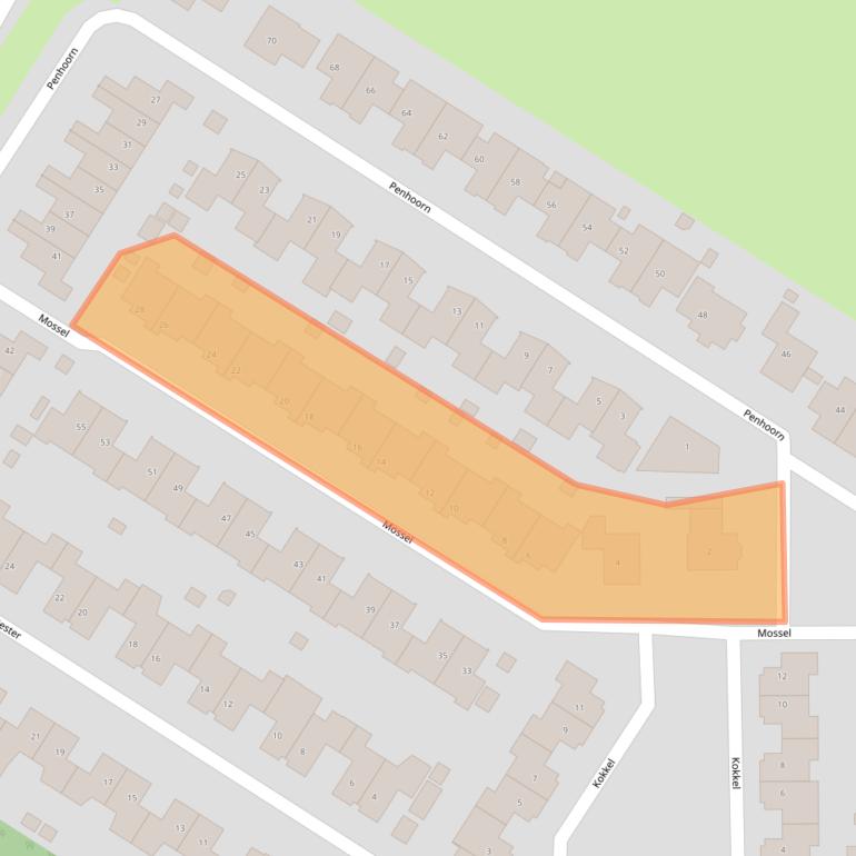 Kaart van postcodegebied 1775JB.