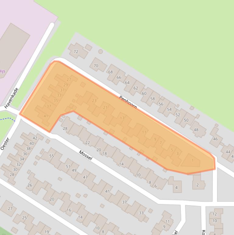 Kaart van postcodegebied 1775JK.