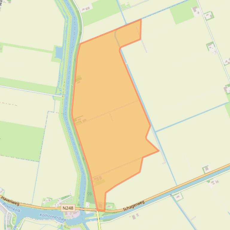 Kaart van postcodegebied 1775PJ.