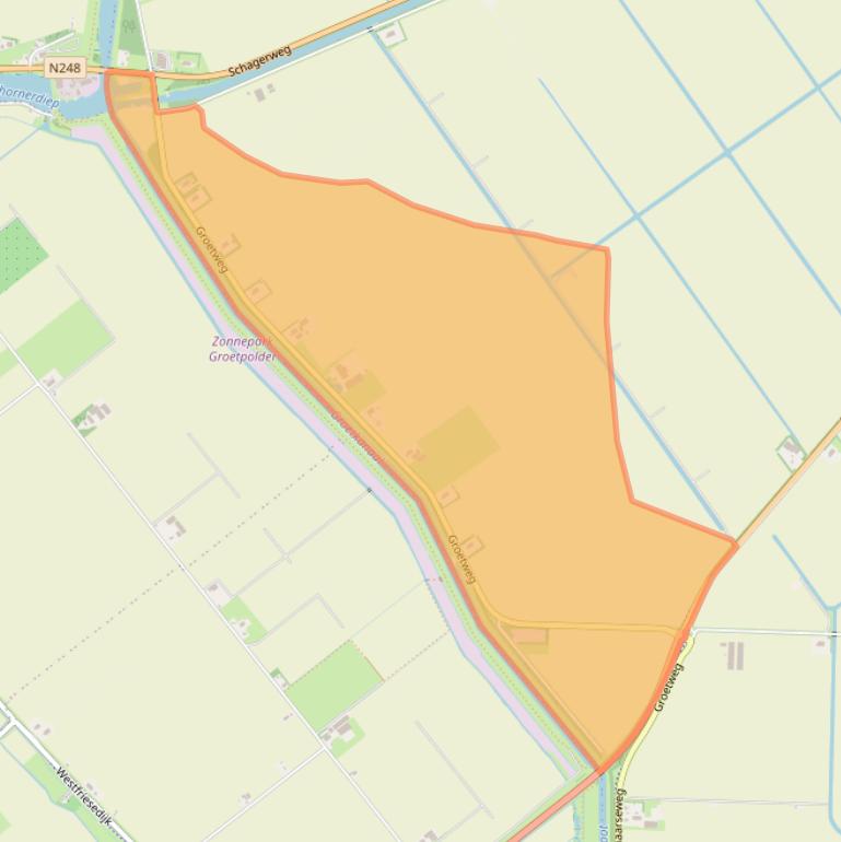 Kaart van postcodegebied 1775PL.