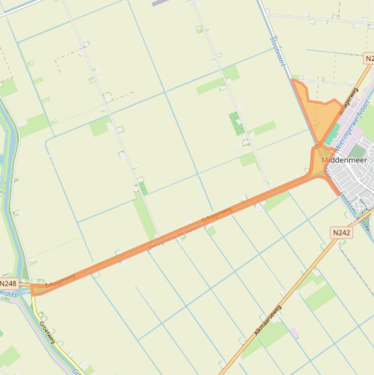 Kaart van postcodegebied 1775PS.