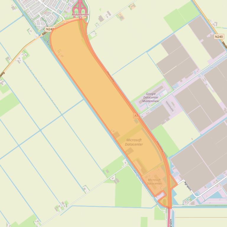 Kaart van postcodegebied 1775RA.