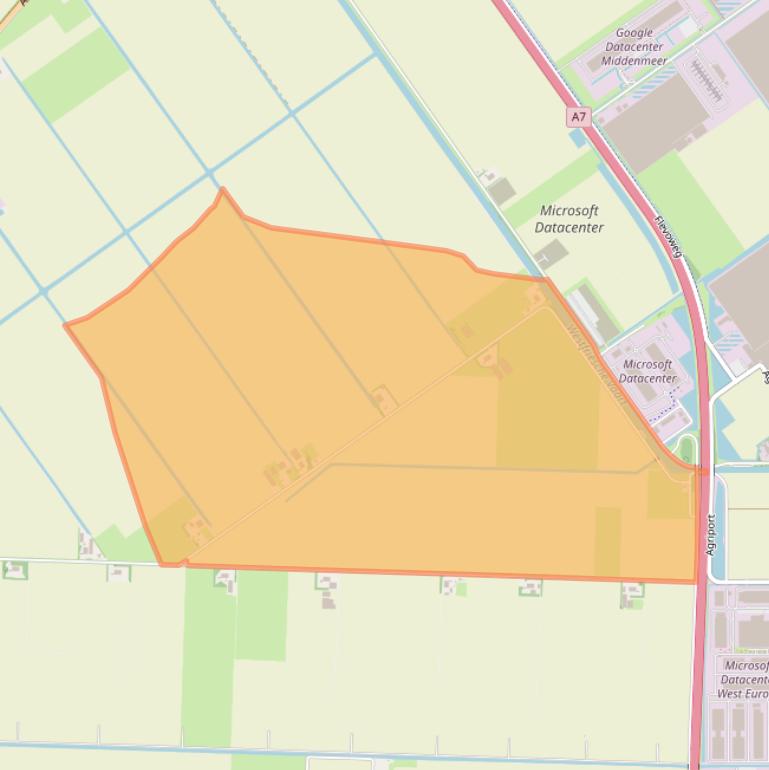 Kaart van postcodegebied 1775RC.