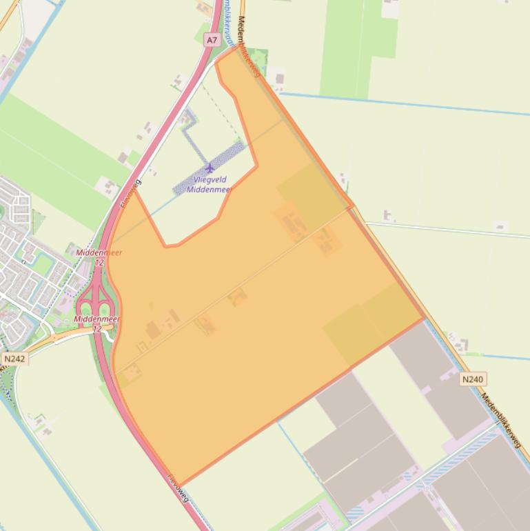 Kaart van postcodegebied 1775RL.