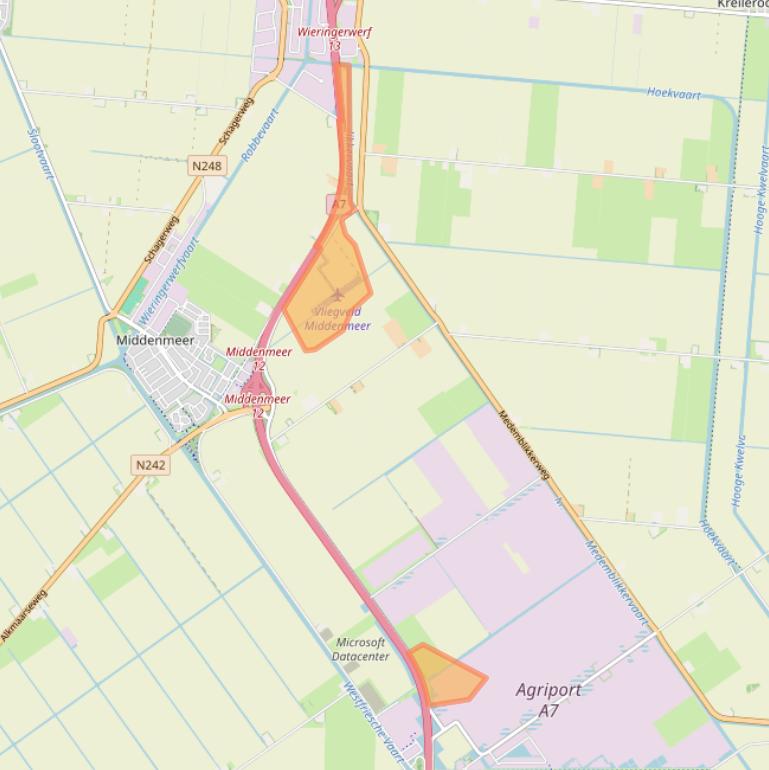 Kaart van postcodegebied 1775SB.