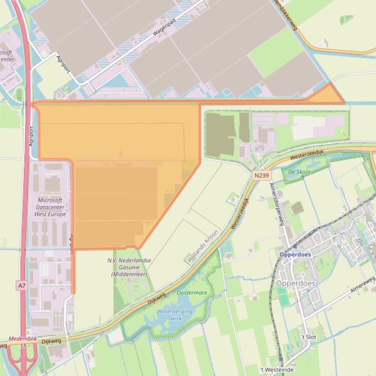 Kaart van postcodegebied 1775TH.