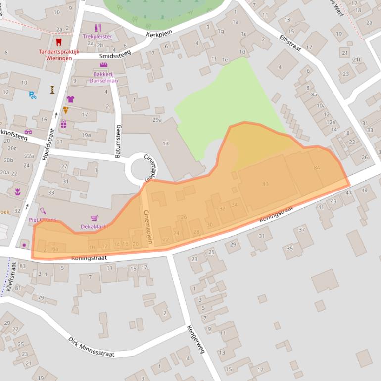 Kaart van postcodegebied 1777AB.