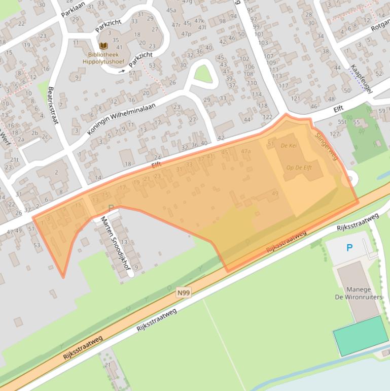 Kaart van postcodegebied 1777AC.