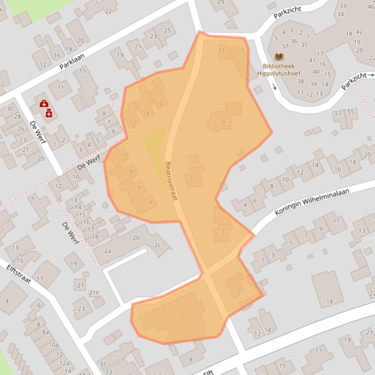 Kaart van postcodegebied 1777AT.