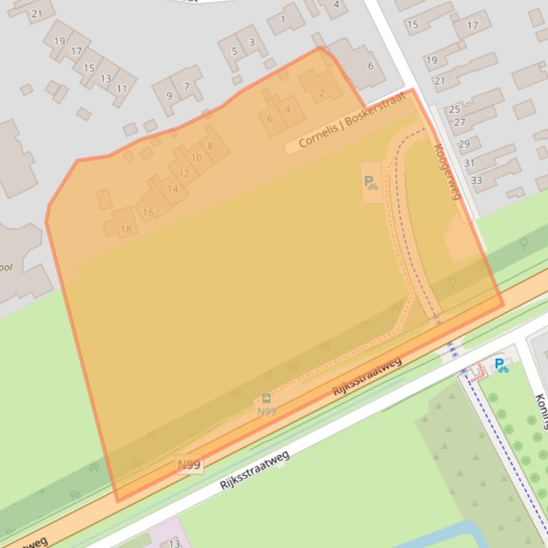 Kaart van postcodegebied 1777AX.