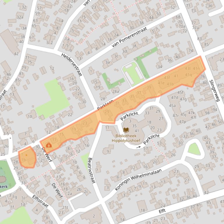 Kaart van postcodegebied 1777BA.