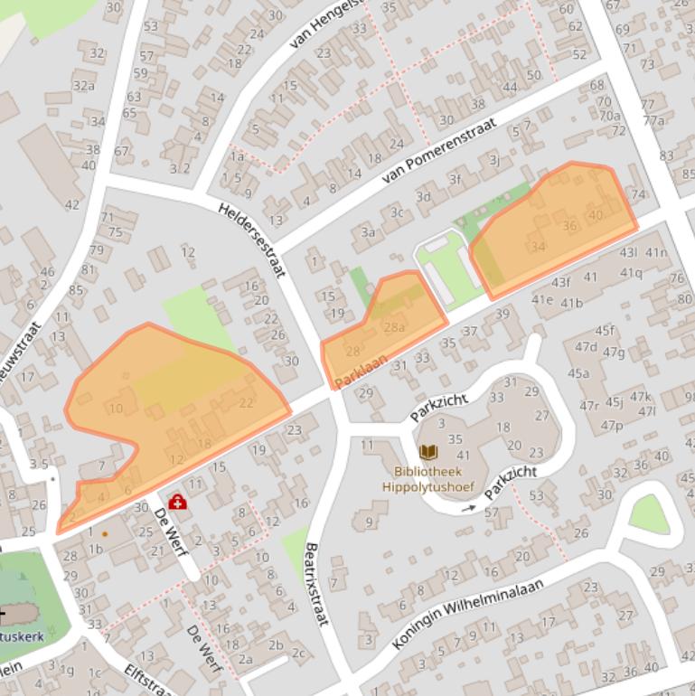 Kaart van postcodegebied 1777BB.