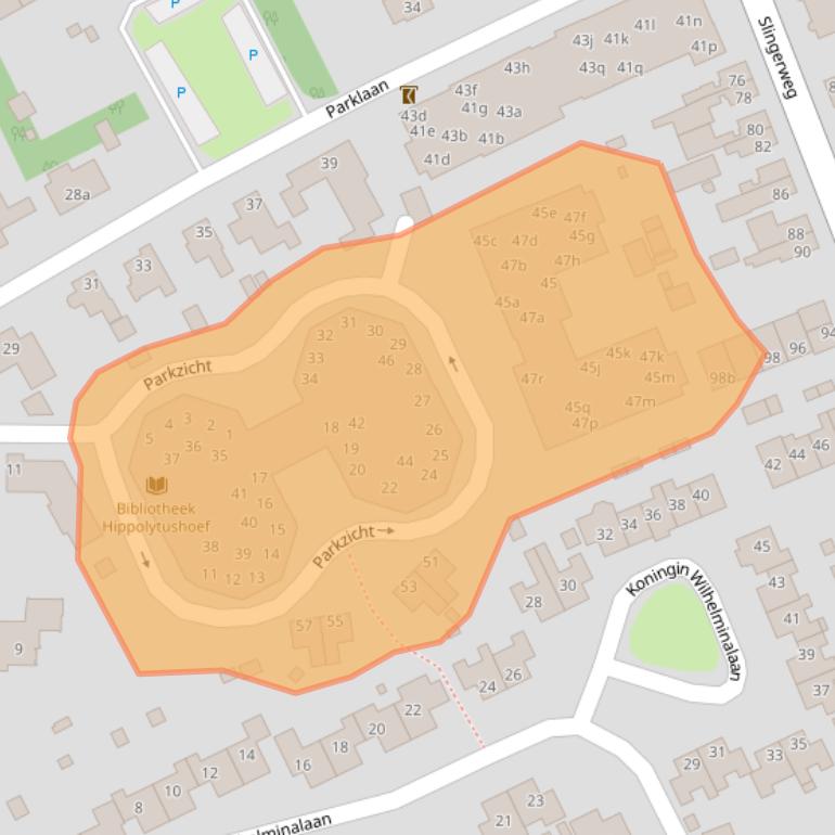 Kaart van postcodegebied 1777BC.