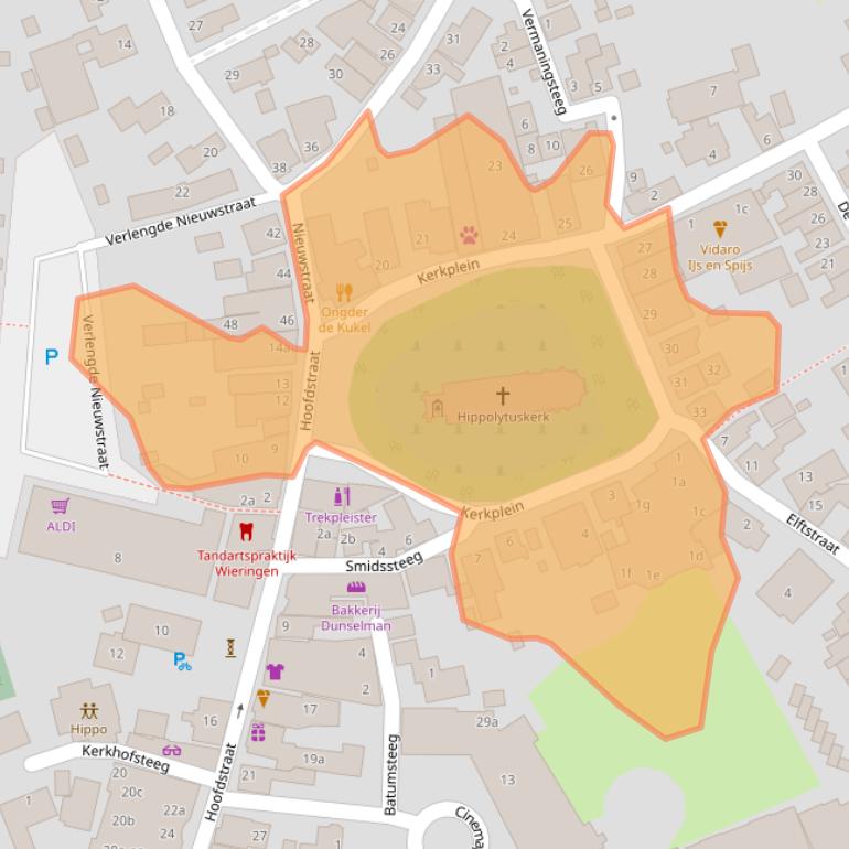 Kaart van postcodegebied 1777CD.