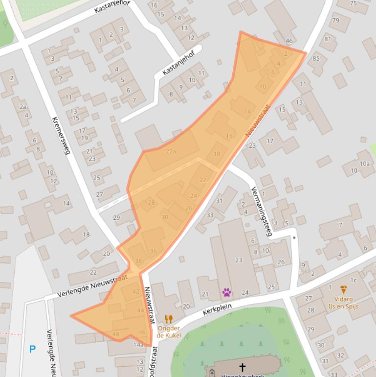 Kaart van postcodegebied 1777CM.