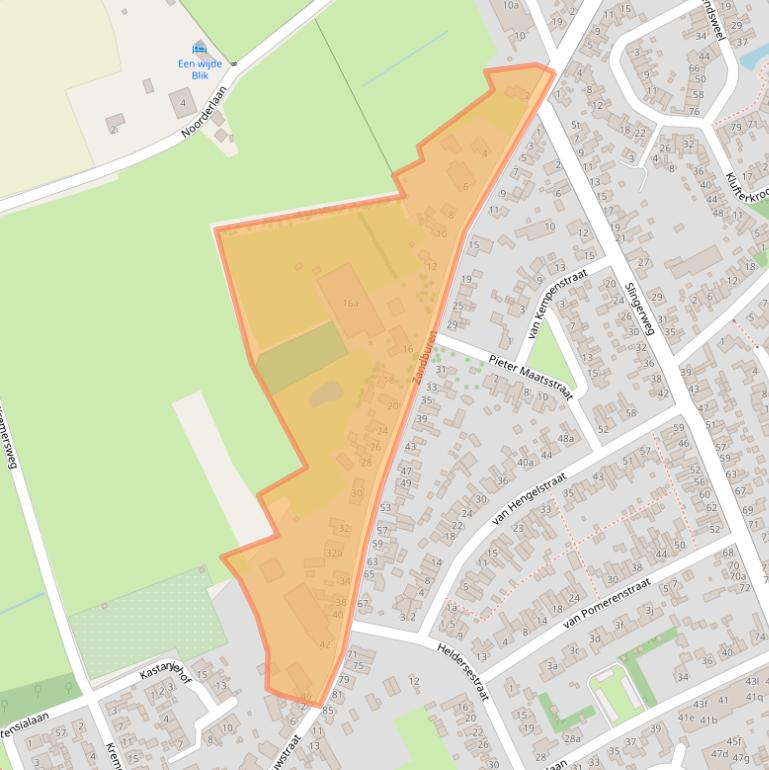 Kaart van postcodegebied 1777CS.