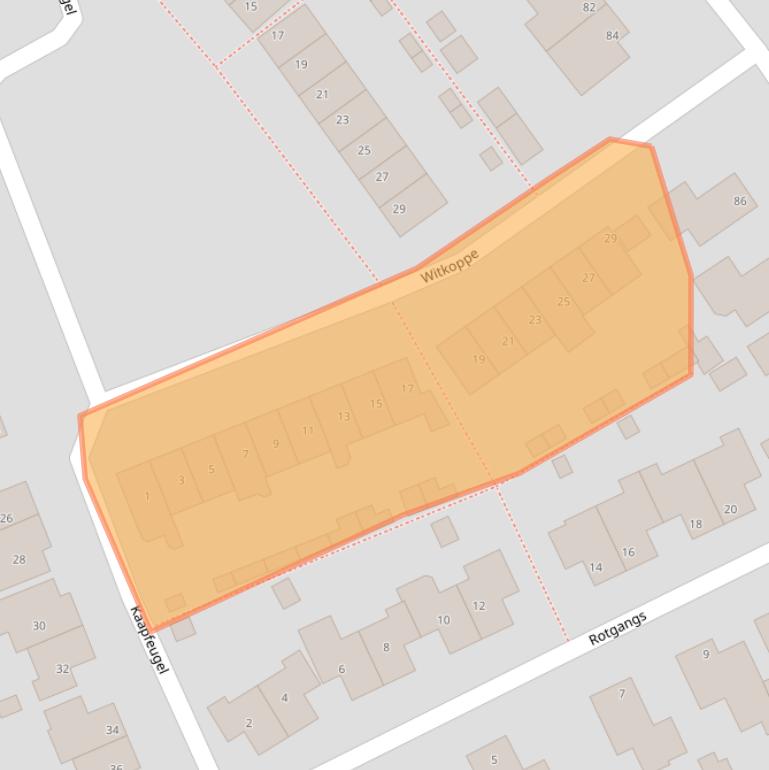 Kaart van postcodegebied 1777DC.