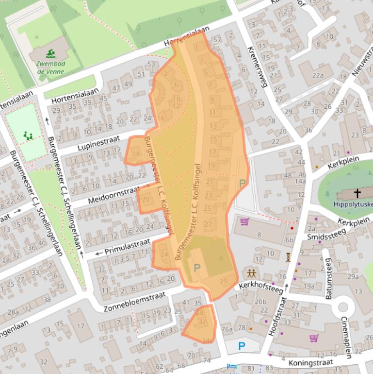 Kaart van postcodegebied 1777EA.