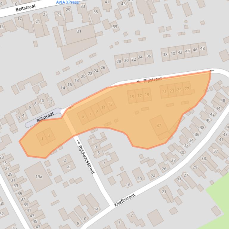 Kaart van postcodegebied 1777GE.