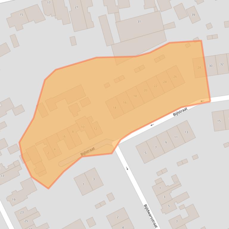 Kaart van postcodegebied 1777GG.