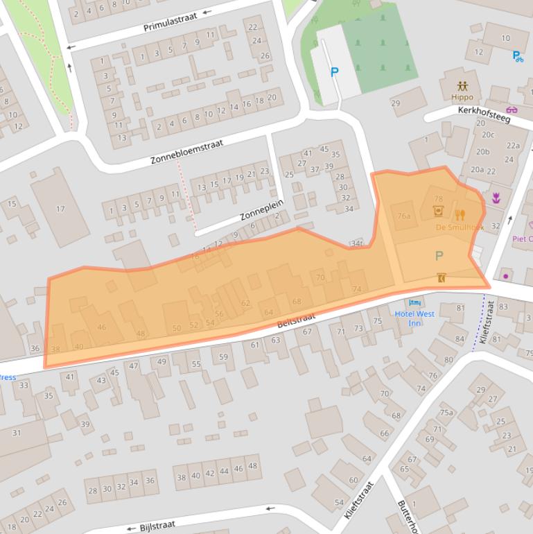 Kaart van postcodegebied 1777HD.