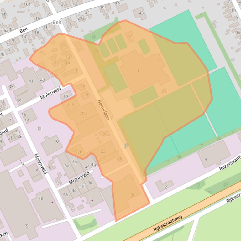 Kaart van postcodegebied 1777HM.