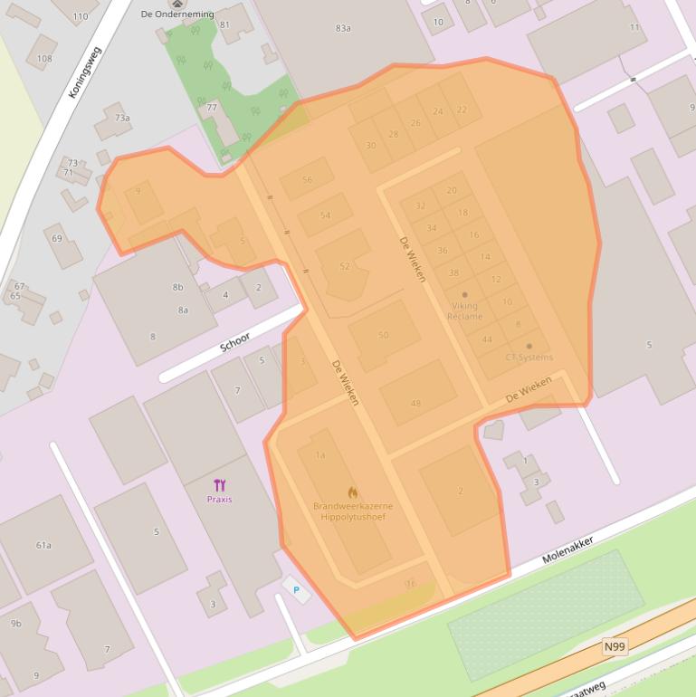 Kaart van postcodegebied 1777HT.