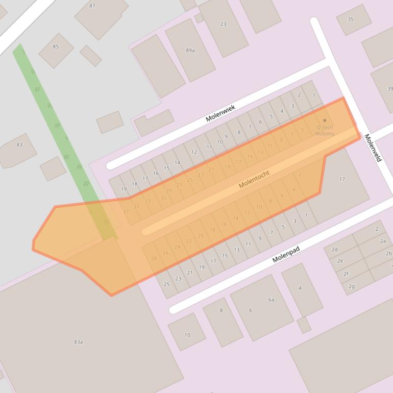 Kaart van postcodegebied 1777HX.