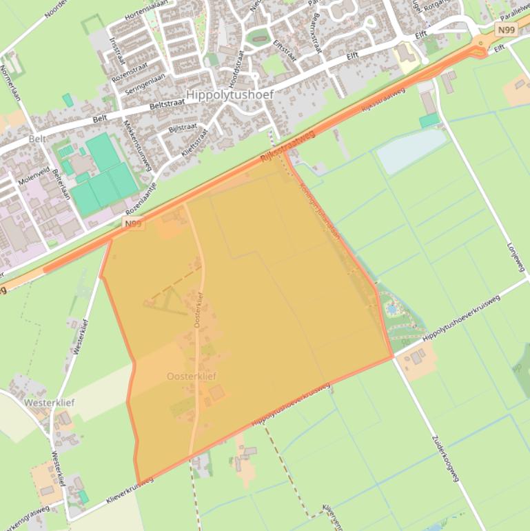 Kaart van postcodegebied 1777JA.