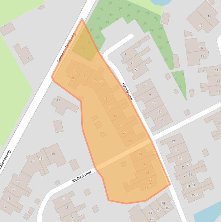 Kaart van postcodegebied 1777MB.