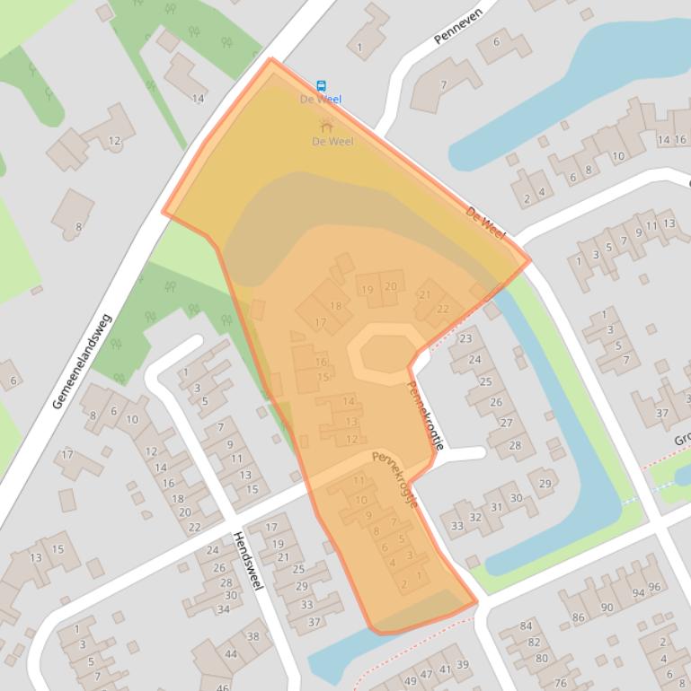 Kaart van postcodegebied 1777MG.