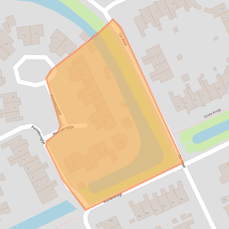 Kaart van postcodegebied 1777MH.