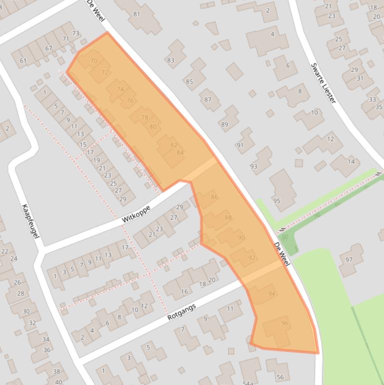 Kaart van postcodegebied 1777MV.
