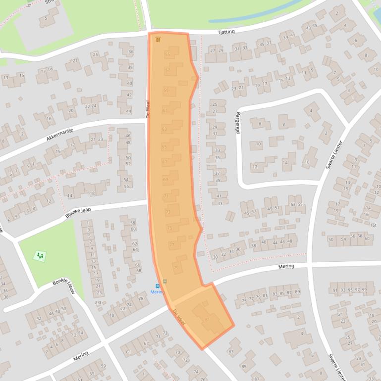 Kaart van postcodegebied 1777MX.