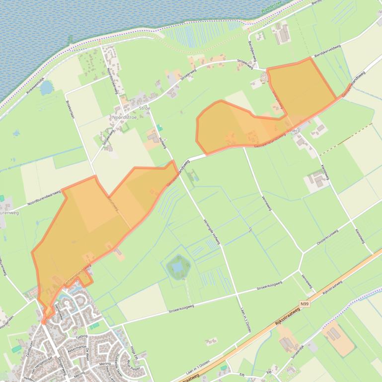 Kaart van postcodegebied 1777NN.