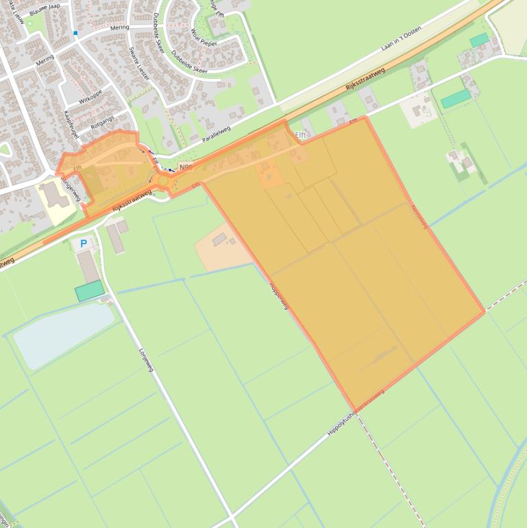 Kaart van postcodegebied 1777PA.