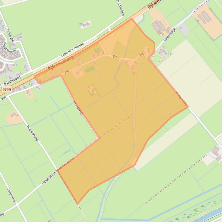 Kaart van postcodegebied 1777PB.