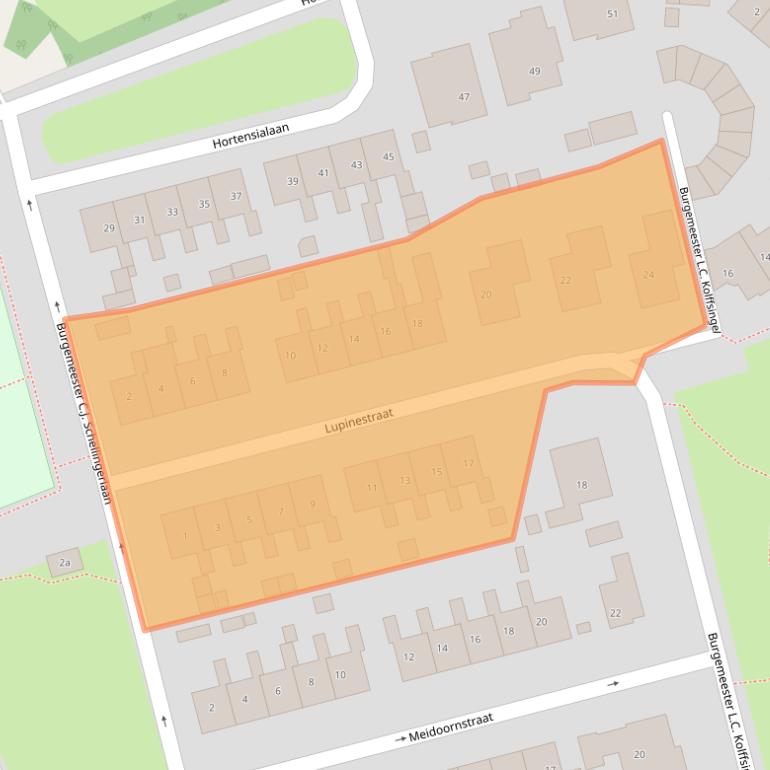 Kaart van postcodegebied 1777XD.