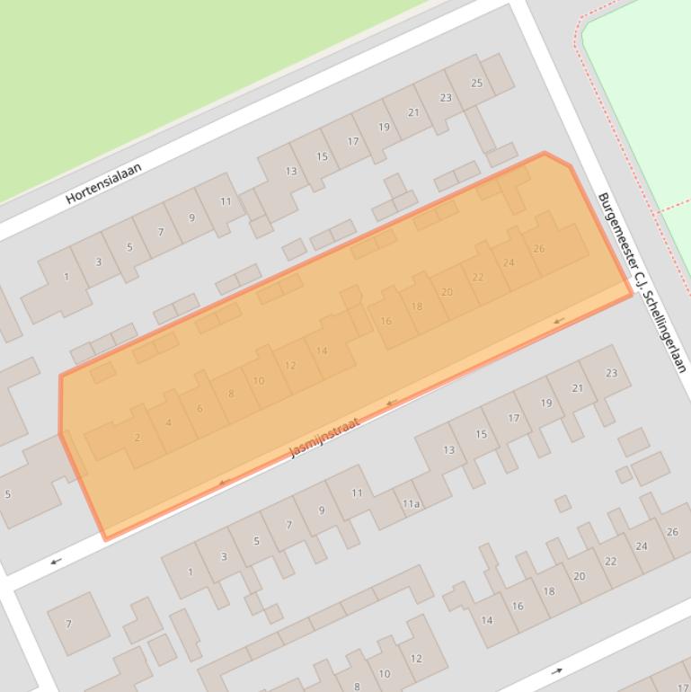 Kaart van postcodegebied 1777XJ.