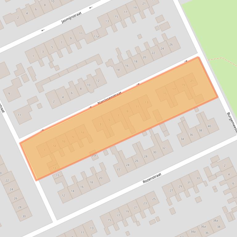 Kaart van postcodegebied 1777XK.