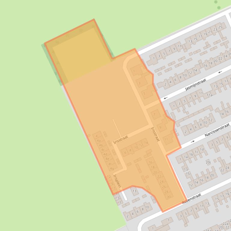 Kaart van postcodegebied 1777XP.