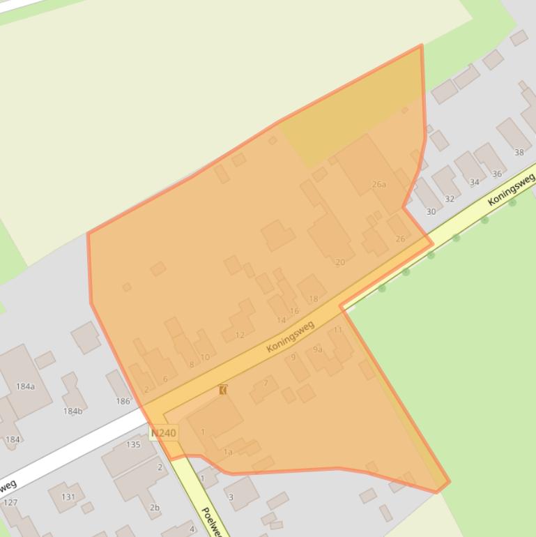 Kaart van postcodegebied 1778JM.