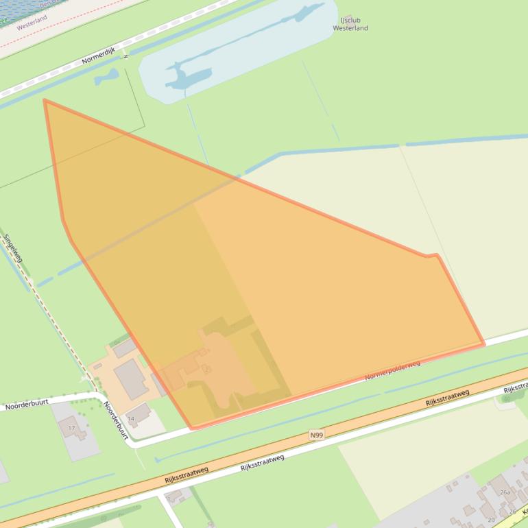 Kaart van postcodegebied 1778JS.