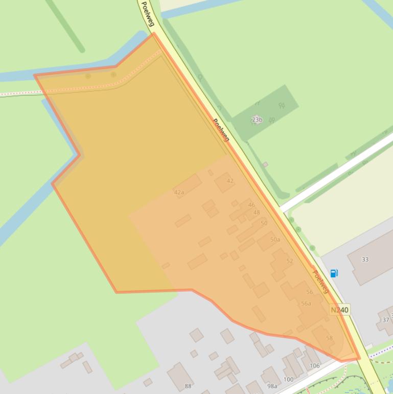 Kaart van postcodegebied 1778KC.