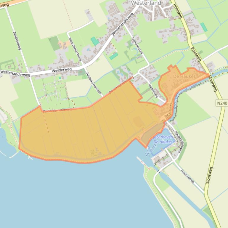 Kaart van postcodegebied 1778KD.